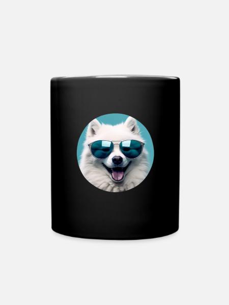Samojede Cool - Samojede Hund - Tasse einfarbig - Schwarz
