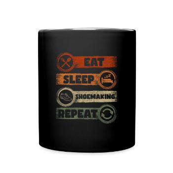 Schuhmacher Handwerker Original - Tasse einfarbig - Schwarz - Vorne