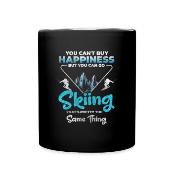 Snowboarding Slope Winter Winter Sports - Full Colour Mug - black - Front