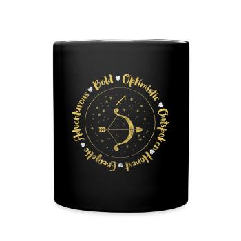 Horoscope Étoile de Novembre - Mug uni - noir - Devant