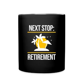 Déclaration de retraite Pensionné Senior - Mug uni - noir - Devant