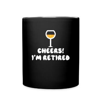 Déclaration d'adieu Pension de retraite pour personnes âgées - Mug uni - noir - Devant