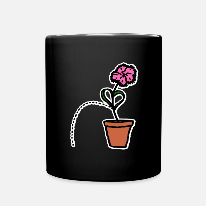 Pipinelke - Tasse einfarbig - Schwarz