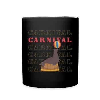 Chapiteau de cirque Fun Tamer Circus Show - Mug uni - noir - Devant