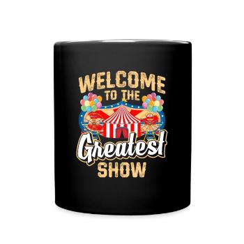 Manège Vintage Ringmaster Ringmeister - Mug uni - noir - Devant
