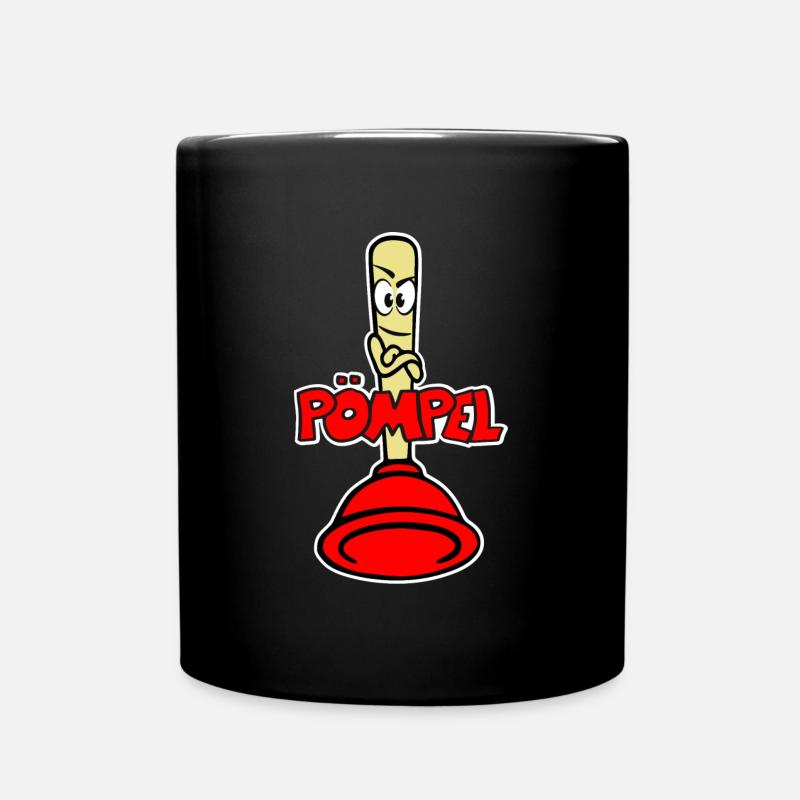 Pömpel - Tasse einfarbig - Schwarz