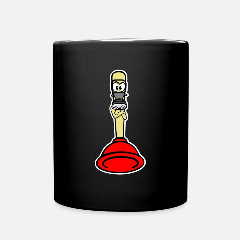 Pömpel - Tasse einfarbig - Schwarz