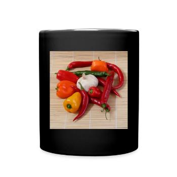 Ronde du CHILI - Mug uni - noir - Devant