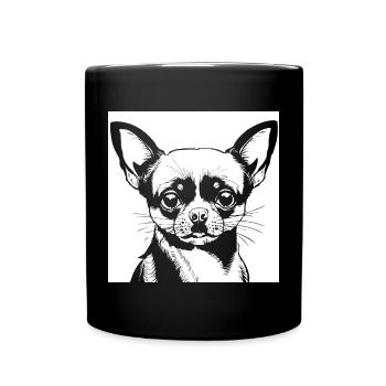 Ferret Wearing Sunglasses Cool Ferrets - Full Colour Mug - black - Front