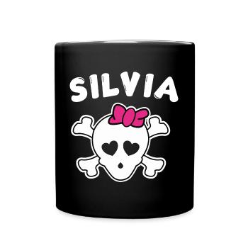 Pirate Silvia Design pour Filles et Femmes - Mug uni - noir - Devant