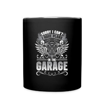 Tuning Drifting Voiture de course - Mug uni - noir - Devant