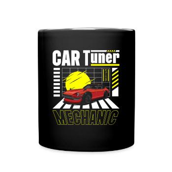 Conducteur de voiture à la dérive - Mug uni - noir - Devant