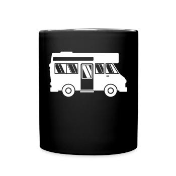 Caravane Wanderlust Wanderer Camping-car - Mug uni - noir - Devant