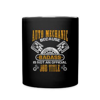Car Mechanic Repair Garage Car Mechanic - Full Colour Mug - black - Front