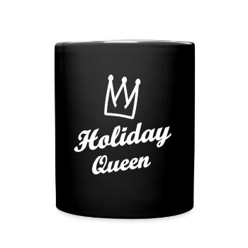 La reine des fêtes - Mug uni - noir - Devant