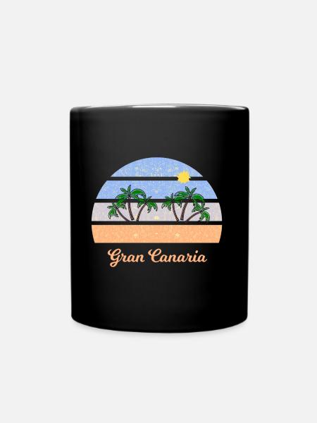 Urlaub in Gran Canaraia - Tasse einfarbig - Schwarz