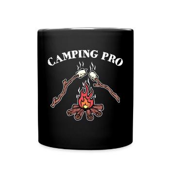 Camping Statement Campsite Campfire Camping - Full Colour Mug - black - Front