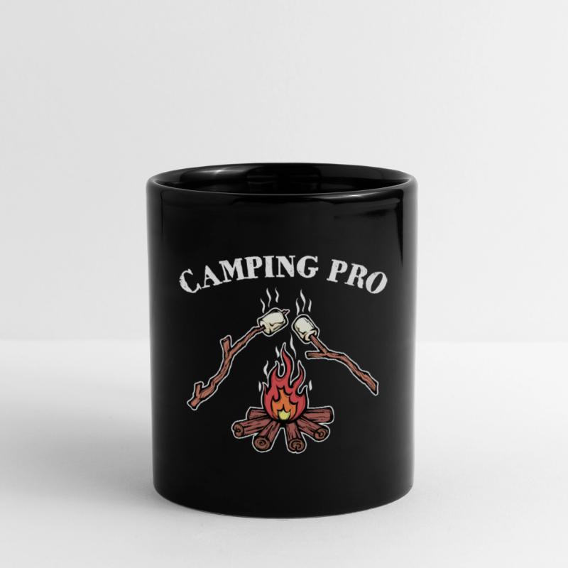 Déclaration de camping Camping Camping Feu de camp Camping Mug uni