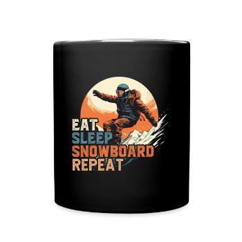 Snowboarding Snowboard Snowboarder Snowboard Instructor - Full Colour Mug - black - Front