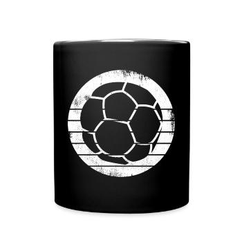 Dessin de balle de handball - Mug uni - noir - Devant