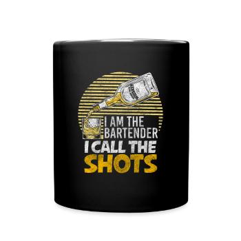 Comptoir de bar Pourboires de whisky - Mug uni - noir - Devant