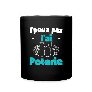 Poterie Cadeau d'anniversaire - Mug uni - noir - Devant