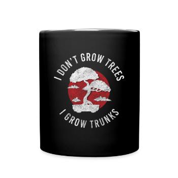Japan Art Relaxation Plant - Full Colour Mug - black - Front