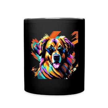 Leonberger - Full Colour Mug - black - Front