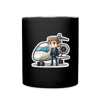 The Aviator - Full Colour Mug - black - Front