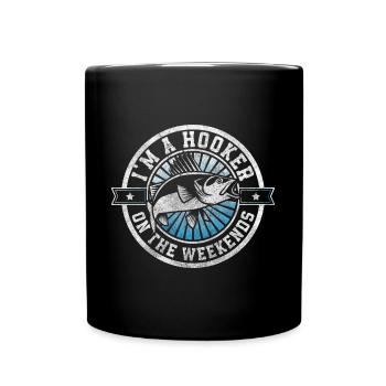 Angler Petri Heil Sport - Full Colour Mug - black - Front