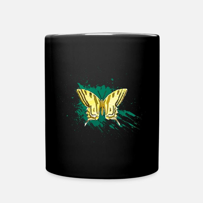 Papillon - Mug uni - noir