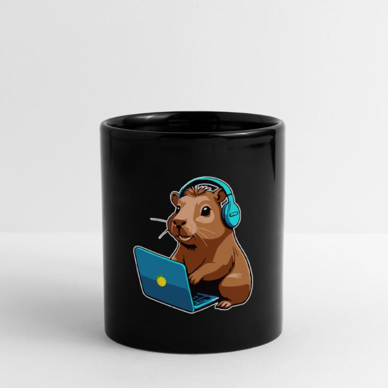 Capybara Programmeur Codeur Ordinateur Mug uni