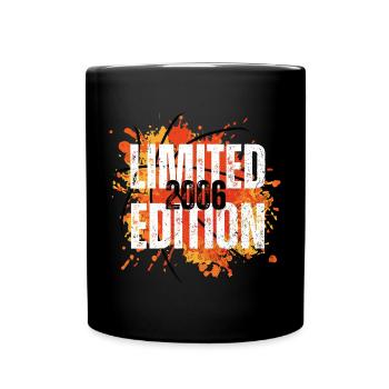 Édition limitée 2006 18e cadeau d’anniversaire - Mug uni - noir - Devant