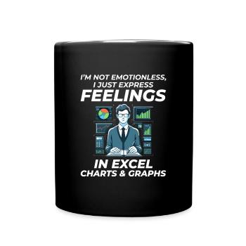 Buchhalter Buchhaltung Buchhaltung Finanzen Lustig - Tasse einfarbig - Schwarz - Vorne