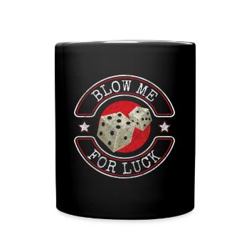 Joueurs à tapis - Mug uni - noir - Devant