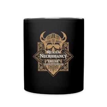 Nercromancy Rules RPG-Spiel - Tasse einfarbig - Schwarz - Vorne
