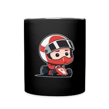 Voiture De Course, Course, Voiture Pour Enfants - Mug uni - noir - Devant