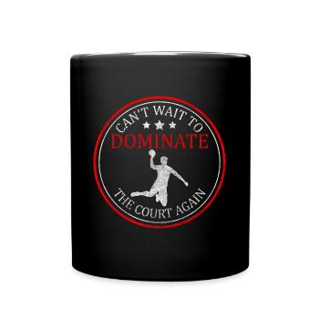 Handball Sportsman Team Goal - Full Colour Mug - black - Front