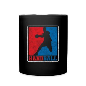 Handball, Sport, Team, Goal - Full Colour Mug - black - Front