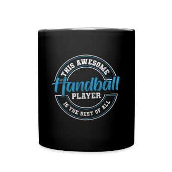 Handball, Joueur De Handball, Sports De Balle - Mug uni - noir - Devant