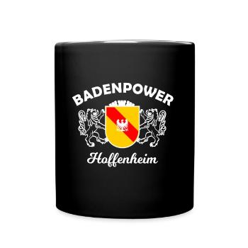 Das schöne Kraichgau - Tasse einfarbig - Schwarz - Vorne