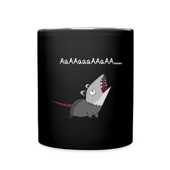 Opossum - Full Colour Mug - black - Front