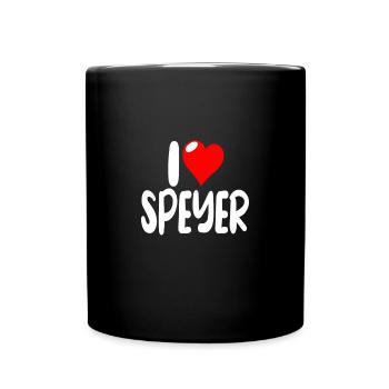 Speyer - Tasse einfarbig - Schwarz - Vorne