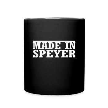 Speyer - Tasse einfarbig - Schwarz - Vorne