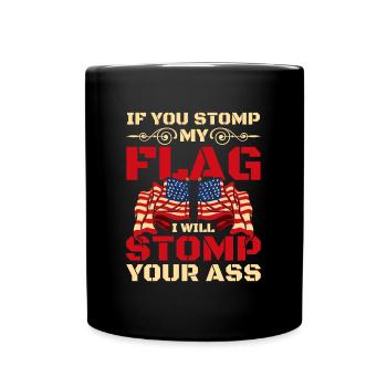 Puissance patriotique de l’Amérique - Mug uni - noir - Devant