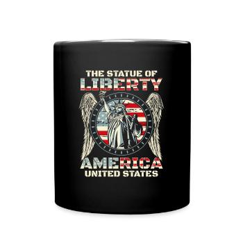 Nation militaire patriote des États-Unis - Mug uni - noir - Devant