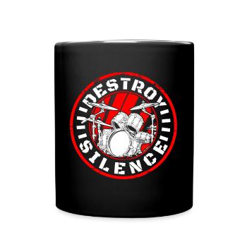 Musik Gitarre Konzert - Tasse einfarbig - Schwarz - Vorne