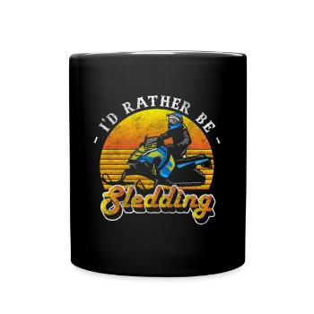 Sleigh Fun - Full Colour Mug - black - Front