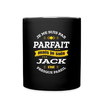 JACK PARFAIT - PRENOM JACK - Mug uni - noir - Devant