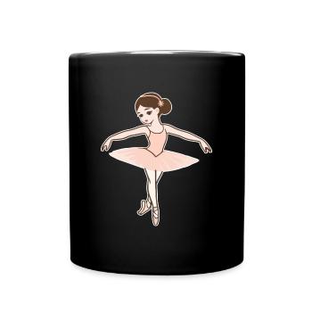 Ballerina - Full Colour Mug - black - Front